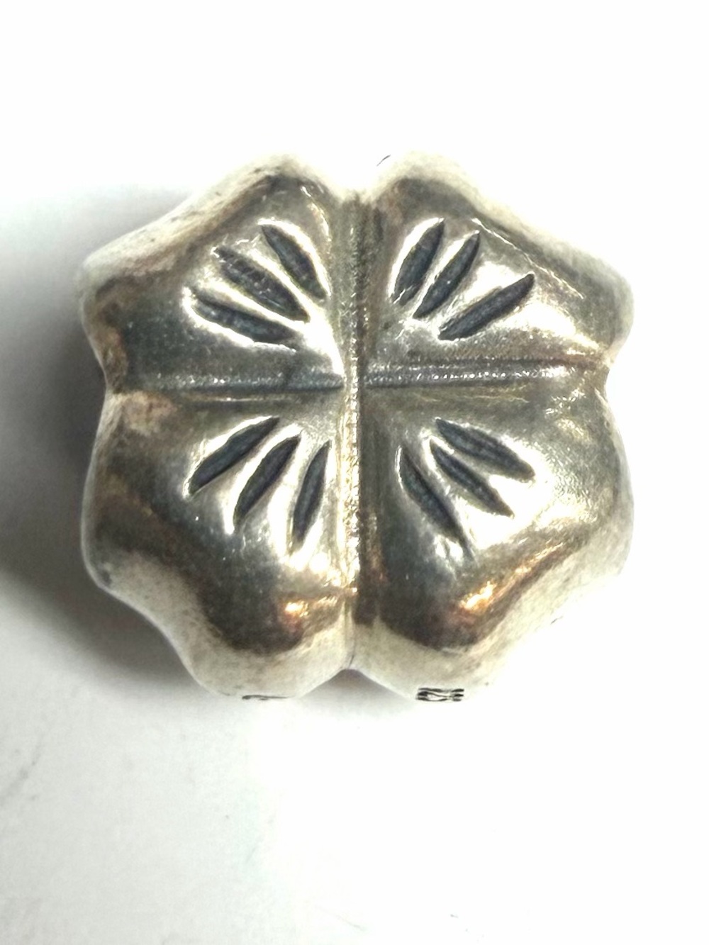 Pandora Sterling Silver Moments Four Leaf Clover Charm Bead ALE 790157